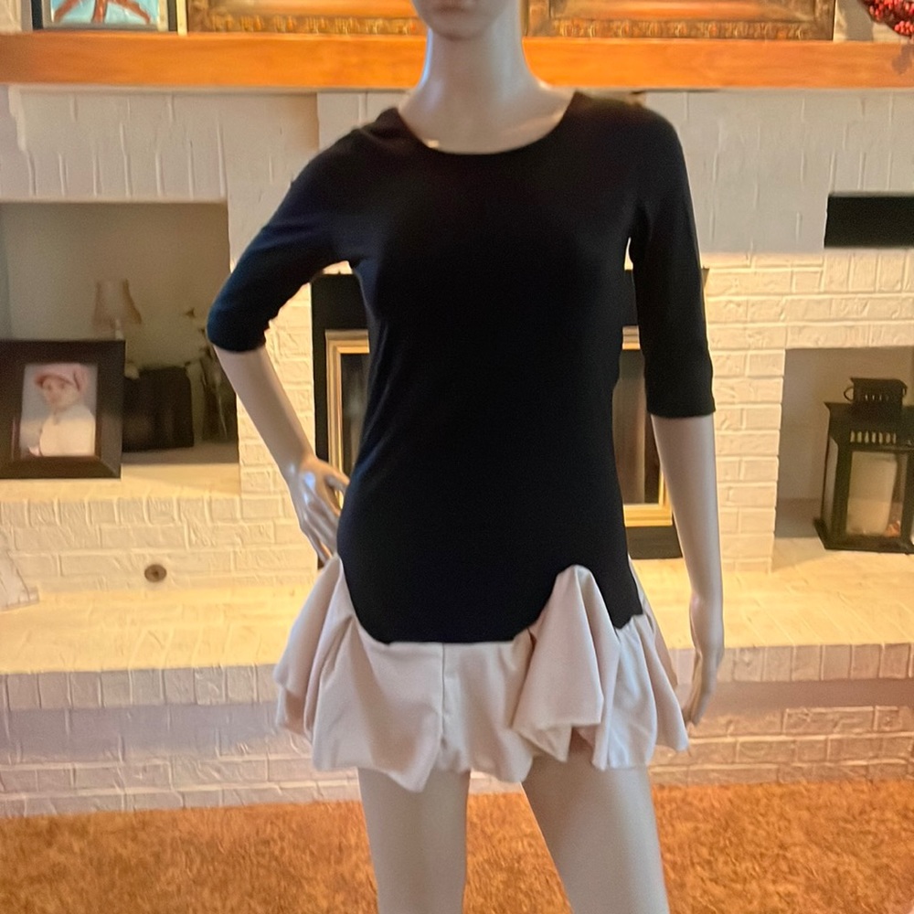 Back and beige top or dress size small